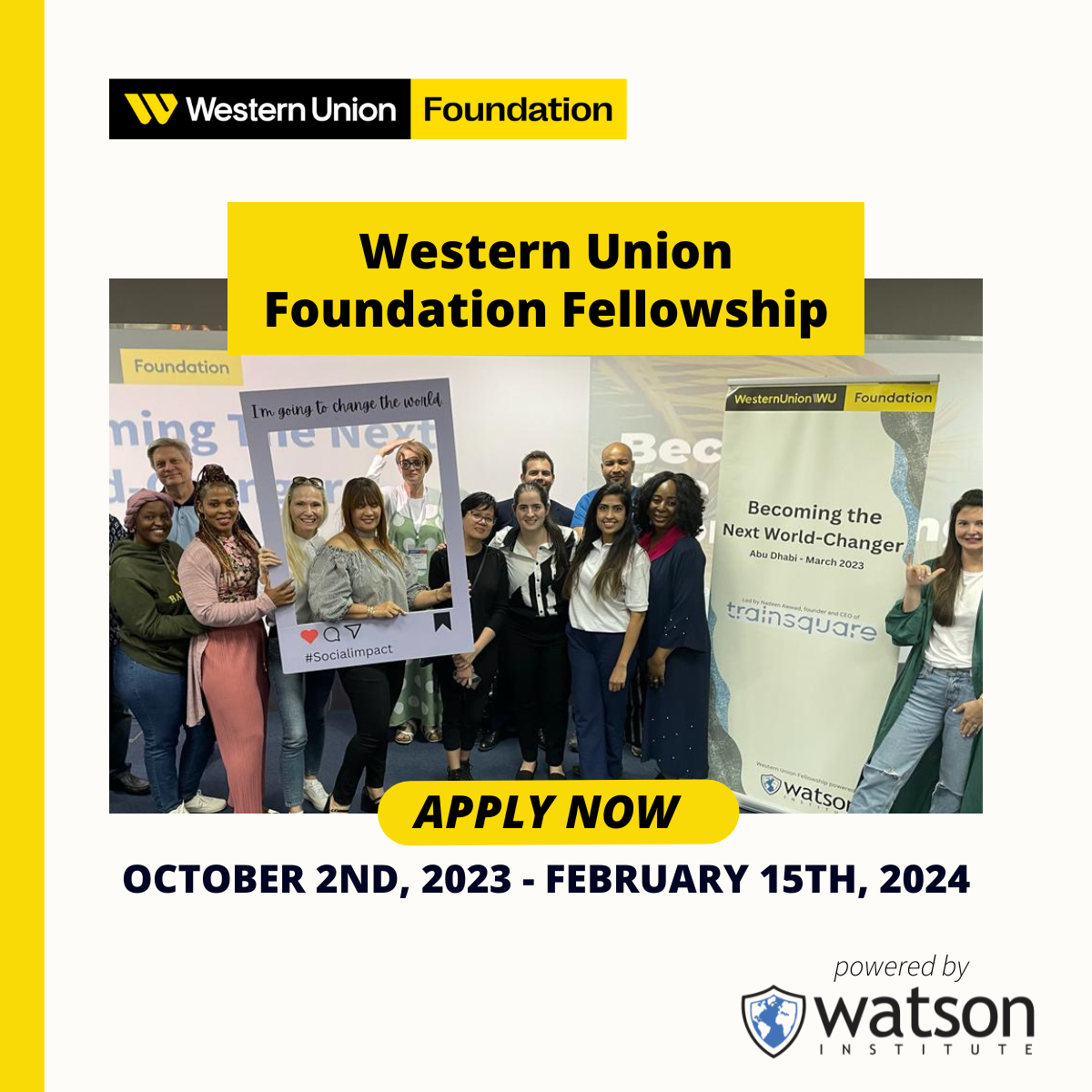 2023 Western Union Foundation Fellowship